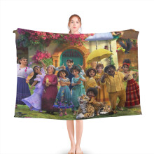 Encanto-filt, anime-pläd för soffa, bäddsoffa, mjuk, mysig, lätt och varm flanellfilt, heminredningspresent till barn - 30*40