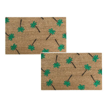Tappeto Xubond a tema anguria, senza tappetino per porta d'ingresso, assorbente, per bagno e cucina, patchwork, multicolore.