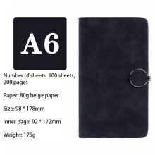 Carnet de notes WinysinNotebooks pour le travail, les voyages, les affaires, le travail et la maison - Couverture rigide - 200 pages