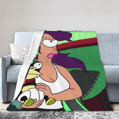 Κουβέρτα ξενοδοχείου Futurama, κουβέρτα Anime για κρεβάτι, κουβέρτα καναπέ, εξαιρετικά