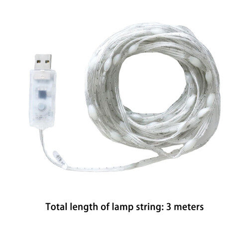 Jacenvly150 τεμάχια LED USB πολύχρωμα φωτάκια σε σειρά, εφαρμογή και τηλεχειριστήριο, 2