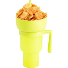 Snack- und Getränkebecher, Trianu Stadium Tumbler – 32oz Farbwechsel-Stadionbecher (Gelb)