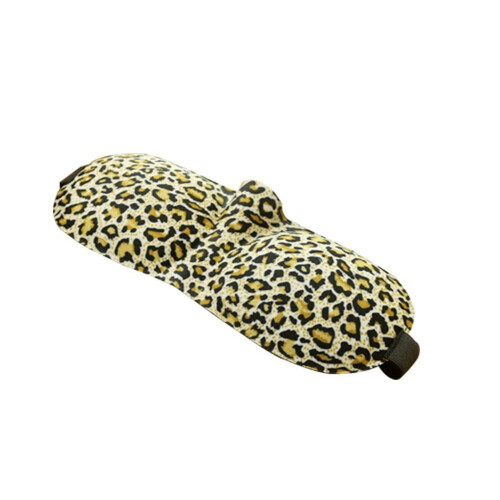 Sleep Mask with 3D Contoured Design, Total Light Blocking, Adjustable Fit, Leopard Pattern 2