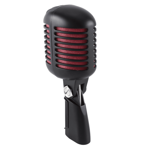 Professional Classic Retro Dynamic Vocal Microphone,Metal Swing Mic, for Live Performance Karaoke 1