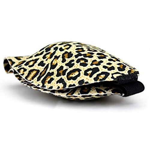 Sleep Mask with 3D Contoured Design, Total Light Blocking, Adjustable Fit, Leopard Pattern 1