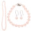 Set di gioielli da donna Yongwei con perle d'acqua dolce - Collana, bracciale e orecchini 2