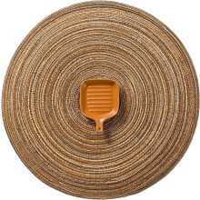 Round Placemats Round Braided Place mats 15 Inch Table Mats for Dining Tables Washable Heat Resistant Place mats for Party Christmas and Everyday Use