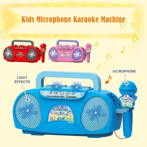 Microfono per bambini Soug e macchina per karaoke per bambini con luci per ragazze e ragazzi, novità rapida 2