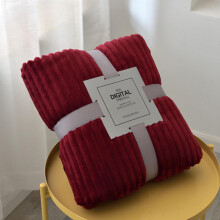 Leott Coral Fleece Deken - Effen Flanel, Multifunctioneel voor Kantoor, Slaapkamer, Autoreizen - Compatibel met X1