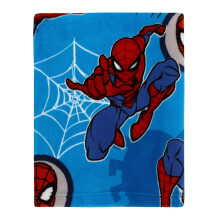 Marvel Spiderman -seinäryömijä punainen, valkoinen ja sininen hämähäkinseitit taaperoiden peitto