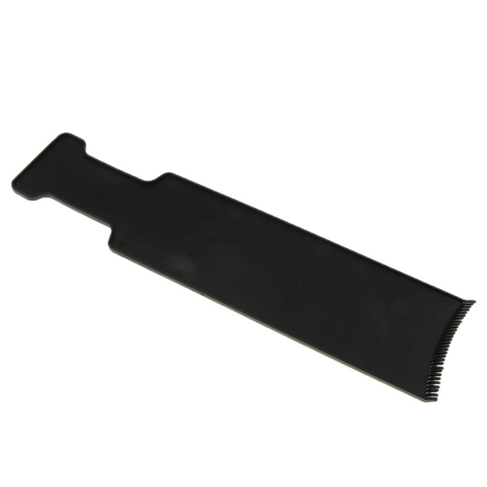 Black Hair Coloring Board With Comb And Hair Dye Applicator Brush For Salon Precise Color Application Large