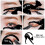 Eyeliner Stencil for Beginners with Multiple Style Options, Reusable Cat Eye Makeup Guide Tool 2