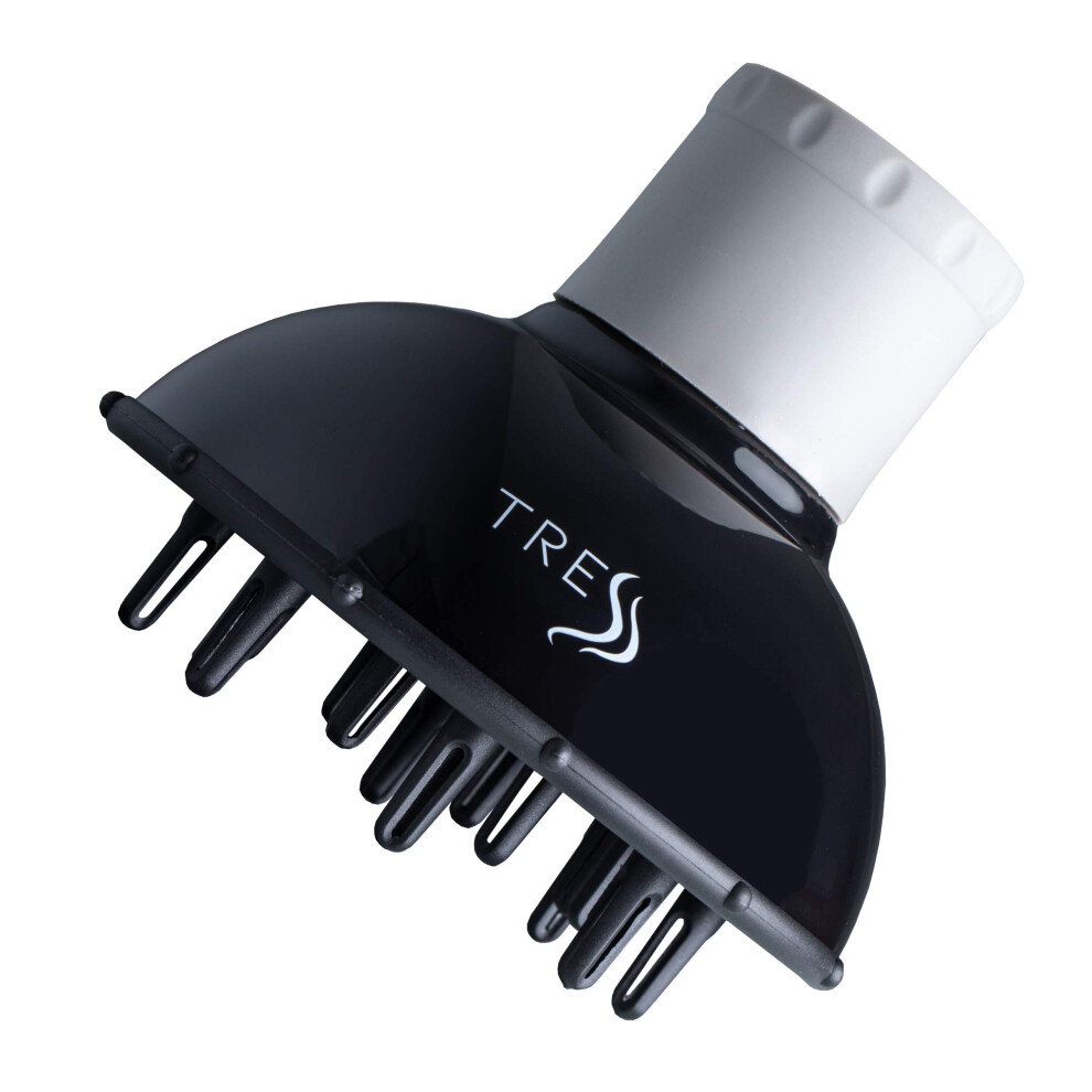 Universal Hair Dryer Diffuser for Curly Hair, Extra Deep Bowl Attachment, Reduces Frizz and Boosts Volume