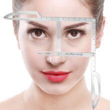 Eyebrow Mapping Tool Golden Ratio Adjustable Foldable Ruler for Microblading and Shaping