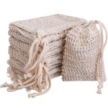 10 Pack Natural Sisal Exfoliating Soap Saver Bags for Gentle Bath and Shower Cleaning