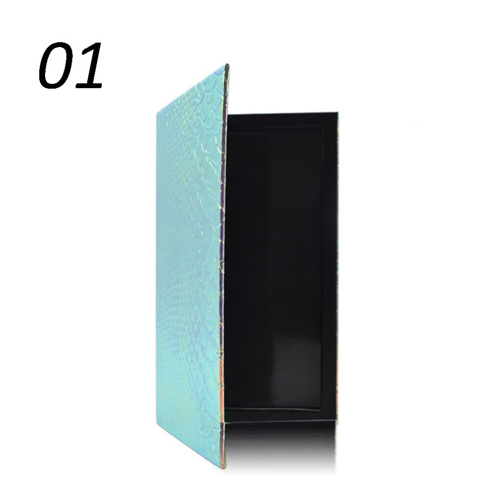 Empty Magnetic Palette with Pan Lock, Glitter Finish, Custom Layout for Eyeshadow and Blush 1#