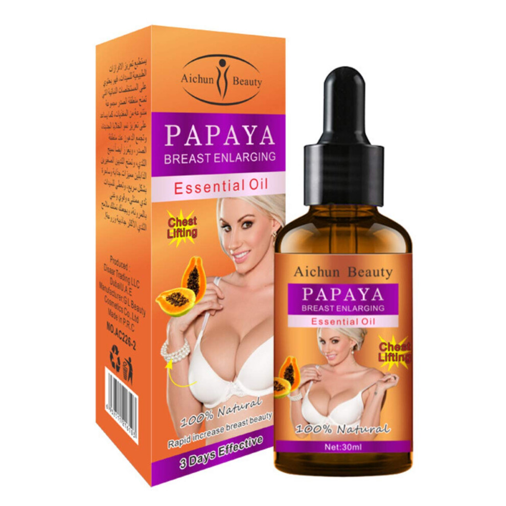 Natural Papaya Breast Enlargement and Firming Essential Oil 30ml for Lifting and Hydration