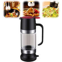 Vasetto dosatore per miele, 2024, nuovo, in vetro con supporto, antigoccia, barattolo da 355 ml con manico, ideale per caffè o tè, miele e sciroppo