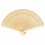 Houten waaier - met patroon 1
