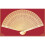 Houten waaier - met patroon 2