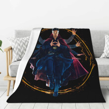 Plaid Doctor Strange pour canapé, couverture d'hiver douce et épaisse en peluche pour canapé, chambre et salon, 127 x 152 cm