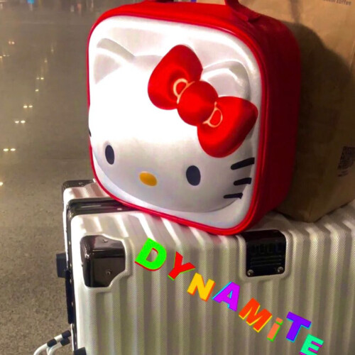 Χαριτωμένο κοριτσάκι KT Hello Kitty με χρωματιστά καλλυντικά, τσάντα πολλαπλών χρήσεων 2