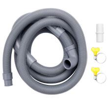 Tuyau d'évacuation pour lave-linge, lave-vaisselle et sèche-linge (rallonge de 2,5 m).