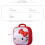 Χαριτωμένο κοριτσάκι KT Hello Kitty με χρωματιστά καλλυντικά, τσάντα πολλαπλών χρήσεων 5