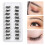 Hesroicy1Box Ψεύτικες Βλεφαρίδες Natural3D Effect Half Curling Eyelashe Extensions Ψεύτικες Βλεφαρίδες Mink 3