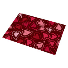 XIUH Heimtextilien Herz-Dekoration Valentinstag Fußmatte Küche Eingangsbereich Schlafzimmer Saugfähige Teppich-Fußmatte (FA)