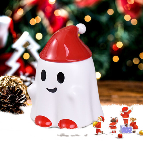 Χαριτωμένη κεραμική κούπα καφέ Ghost2,8*6,7 ίντσες, δώρο αξεσουάρ για το Halloween για 2