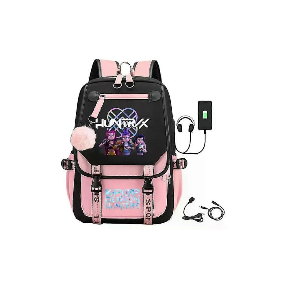 K-Pop Demon Hunters Anime School Backpack Cute Cartoon Bag for Students[YJD] BB