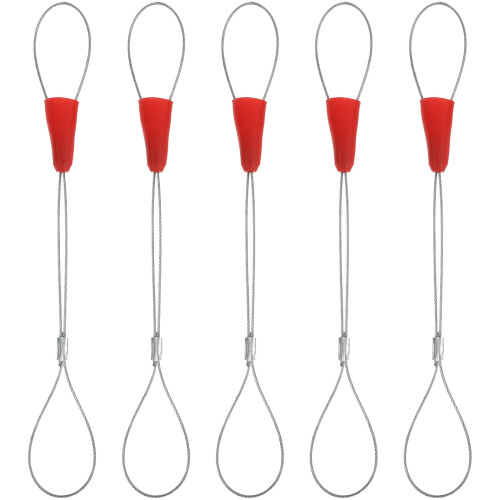Needle Threader Tightener 5 Pcs Metallic Line Portable Pull Wire Plastic Steel Electric Threading Tool