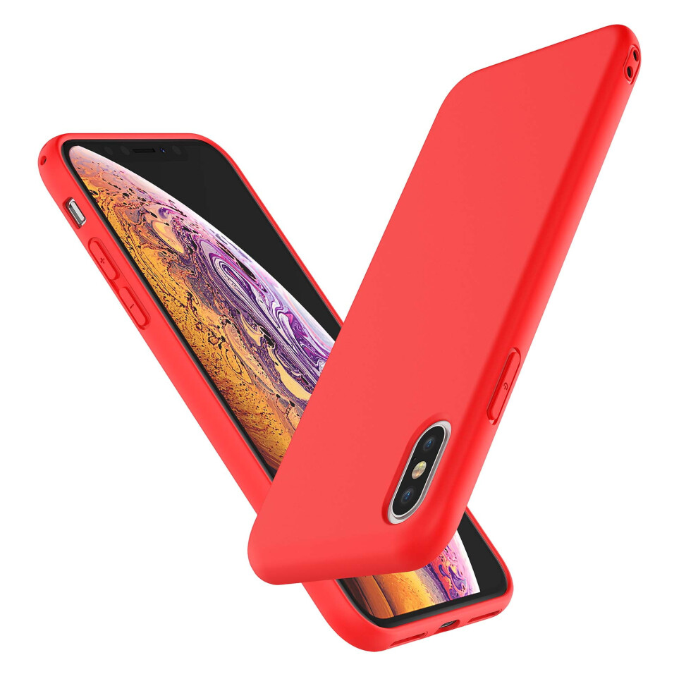 Cell Phone Cases For 6.1" Compatible With Iphone Xr, Njjex Liquid Silicone Shockproof Ultra Thin Case Slim Matte Cover For Compatible With Iphone Xr 9322103584241