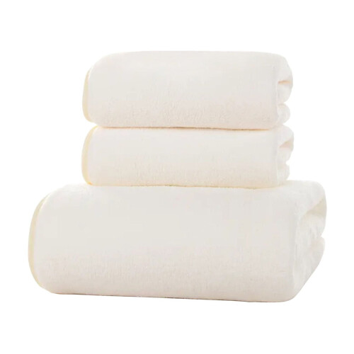 Σετ πετσετών Kafsov Soft Linen Premium 3 τεμαχίων (1 μπάνιο, 1 χέρι, 1 πετσέτα) - Βαμβακερές