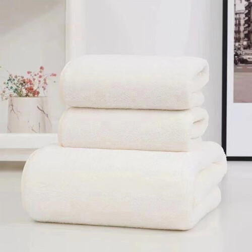 Σετ πετσετών Kafsov Soft Linen Premium 3 τεμαχίων (1 μπάνιο, 1 χέρι, 1 πετσέτα) - Βαμβακερές 1
