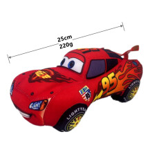 Cars Plüschtier Lightning McQueen, weiche Stoffpuppe, Kissen, Heimdeko, Cars-Sammlerstück, Geschenk (17-25-35 cm)