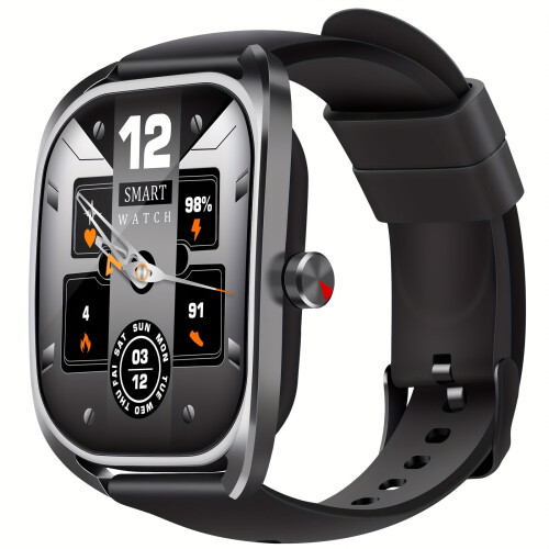 2.01" HD Smart Watch - Wireless Call, Multi Sports Modes, Dynamic Dials, Mini Games - Compatible with Android and iOS 1