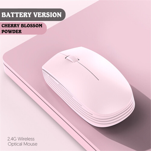 Mouse wireless pentru computer, desktop, notebook, birou, mouse optic portabil (versiunea cu baterie), mouse