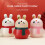 Toothpick Holder Press-on Type Automatic Cute Rabbit Shape Toothpick Box Desktop Ornament Daily Use 1