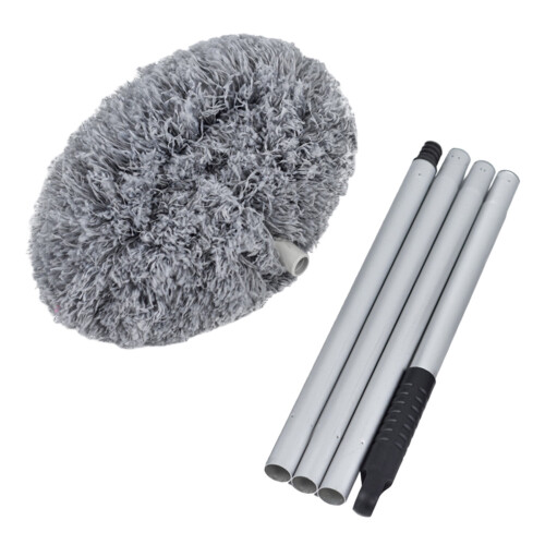 Espanador de teto TUOBARR, espanador de microfibra com cabo extensível de 119 cm (47 polegadas), compatível com ventiladores de teto, tetos altos e 1