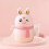 Toothpick Holder Press-on Type Automatic Cute Rabbit Shape Toothpick Box Desktop Ornament Daily Use 6