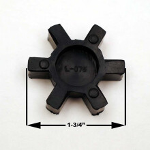Lo75 Rubber Spider Insert Fits L-075 For Lovejoy L-Jaw Coupling Flexible Nbr