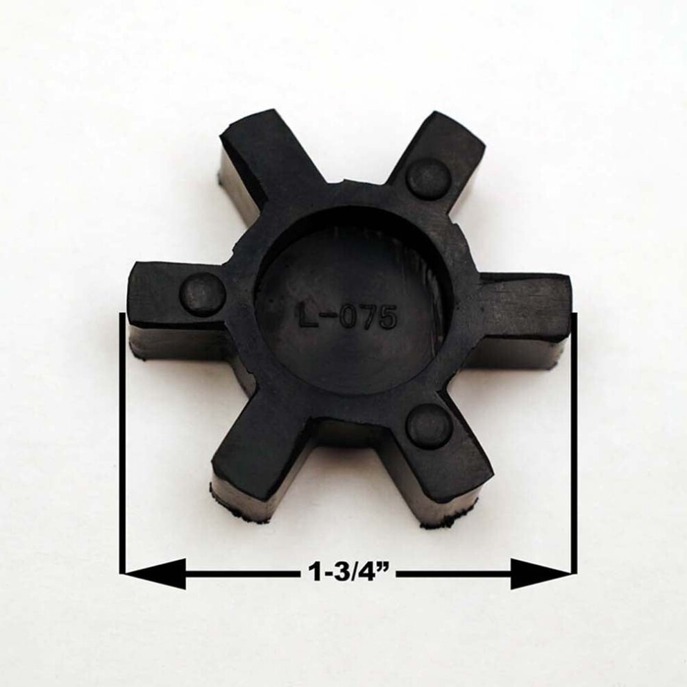 Lo75 Rubber Spider Insert Fits L-075 For Lovejoy L-Jaw Coupling Flexible Nbr