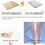 Foldable Solid Wood Bed Slats Full Size 300kg Capacity Durable Pine Base for Mattress Support 2