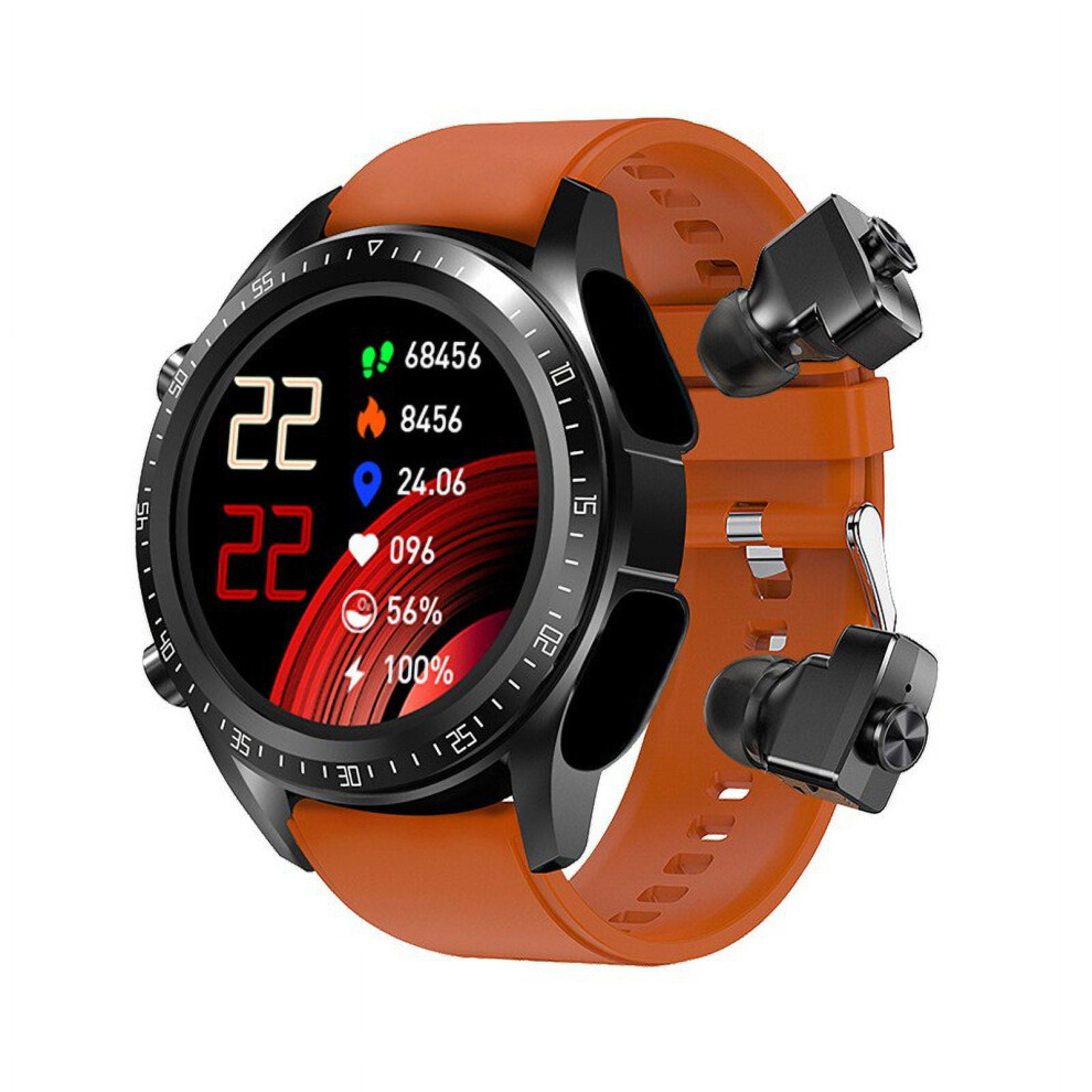 Zeceouar 2-In-1 Smartwatch With Wireless Earphones, 1.32" Ips Screen, Ip67, Multi Sport Mode, Compatible With Ios Android 9191629681280