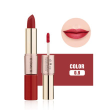 12 Colors 2 in 1 Matte Lipstick and Lip Gloss Long Lasting Waterproof Velvety Finish