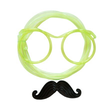 Flexible Drinking Tube Glasses Party Straw For Adults Boys Girls Unique Silly Fun Beach Birthday Celebration Accessory Random Color