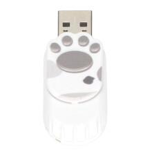 Schattige en grappige cartoon-USB-stick, leuke USB-pen in de vorm van een kattenpoot, lichtgewicht ontwerp met plug-and-play-functionaliteit voor
