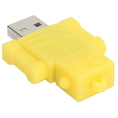 Αξιολάτρευτο USB Stick σε στυλ ρομπότ με κινούμενα σχέδια, γρήγορη μεταφορά 1